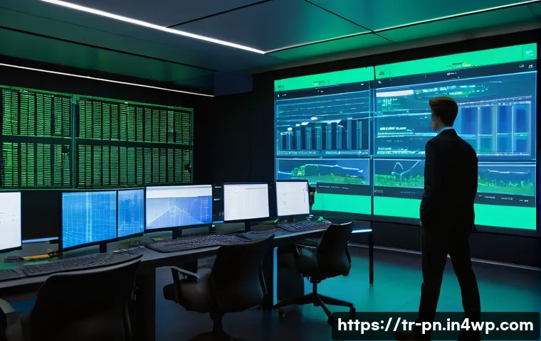 웹어셈블리로 만든 실시간 데이터 모니터링 시스템 - **Prompt 1: Real-time Data Monitoring with WebAssembly**
"A sophisticated, high-tech control roo...