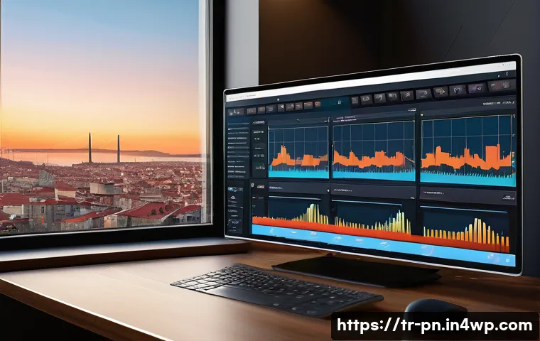 웹어셈블리를 활용한 머신 비전 시스템 - A detailed, realistic illustration of a modern web browser interface displaying a high-performance i...